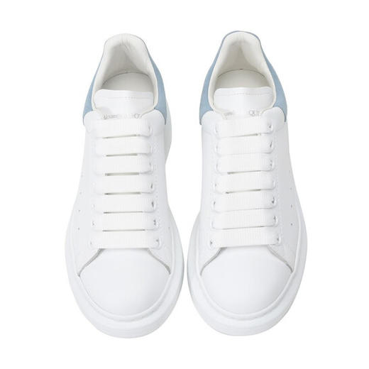 ALEXANDER MCQUEEN 亚历山大·麦昆 女士牛皮运动鞋 白色梦幻蓝 553770 WHGP7 9048 商品图6