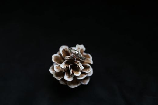 CHEZ BOQUE 羁绊系列原创手工925银戒指《缠绕22号》 商品图0