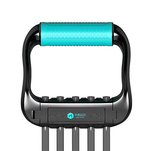 米客 拉力器臂力器扩胸器健身器材家用男多功能女士臂力器拉力绳 MK8002-B 湖蓝 商品图4