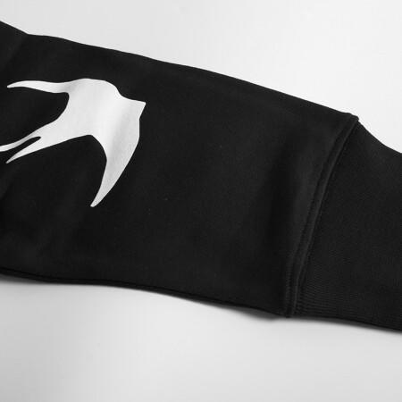 MCQ 麦昆卫衣 燕子印花休闲帽衫 黑色 545412 RLT72 1000 商品图4