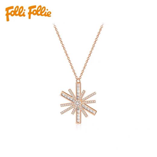 芙丽芙丽/Folli Follie轻奢闪耀星芒造型女士项链锁骨链 商品图0