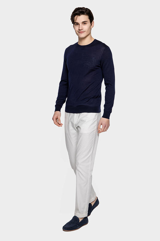 callisto海军蓝长袖毛衣 SPKNW003NA 商品图1