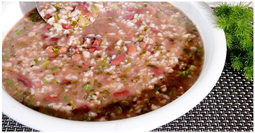 红豆酸汤饭图片图片