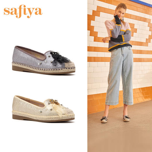 商场同款 | Safiya索菲娅圆头浅口渔夫鞋平底单鞋女SF93111092 商品图2
