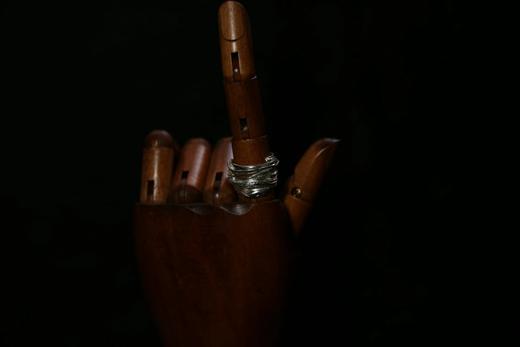 CHEZ BOQUE 羁绊系列原创手工925银戒指《缠绕24号》 商品图0