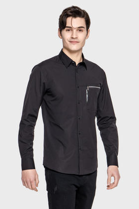 callisto棉混面料衬衫 SPCSL105BK