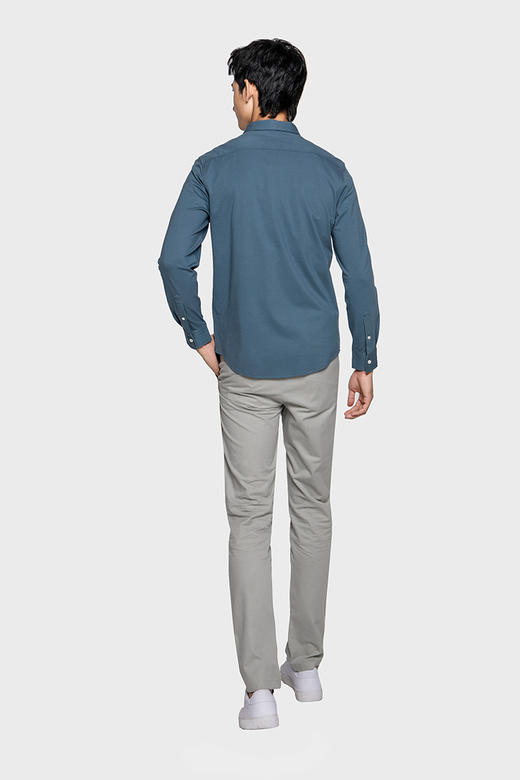 callisto简约款长袖衬衫 SPCSL088GY 商品图3