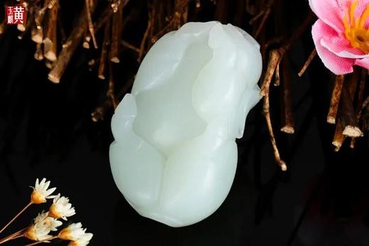 和田玉白玉【福猪】吊坠 搭配精美编织挂绳 赠证书 商品图3