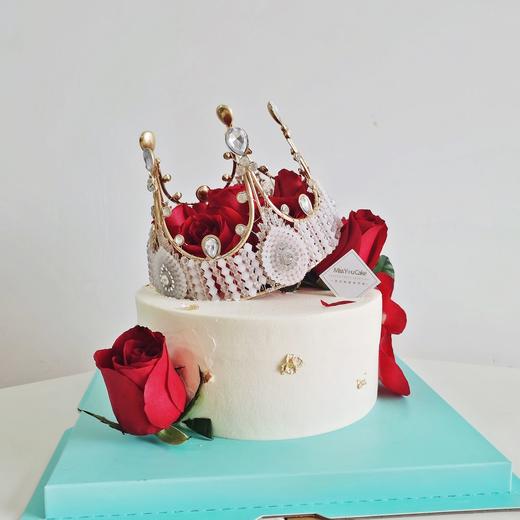 定制款裸蛋糕 - 皇冠玫瑰 商品图0