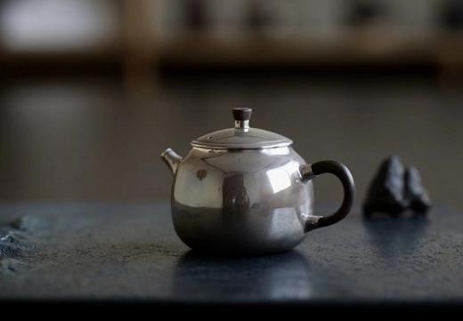 「茶器」银壶 玉环（光面） 商品图2