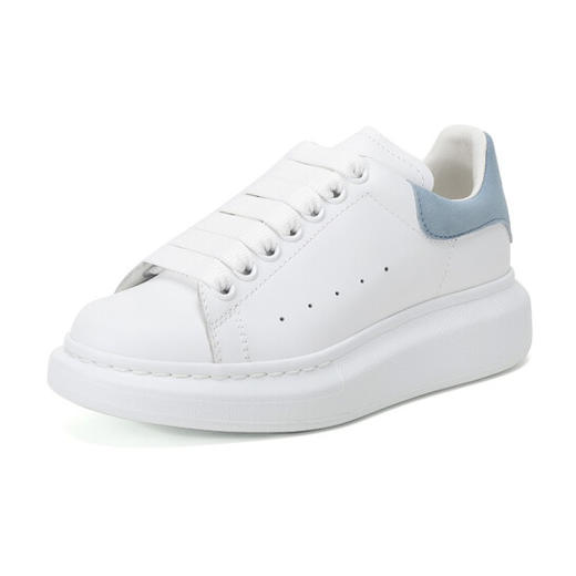 ALEXANDER MCQUEEN 亚历山大·麦昆 女士牛皮运动鞋 白色梦幻蓝 553770 WHGP7 9048 商品图1