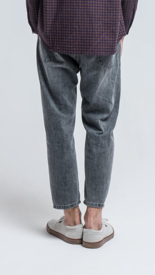 DEC 951531261 男装棉牛仔长裤简约时尚收脚长筒裤 商品图3