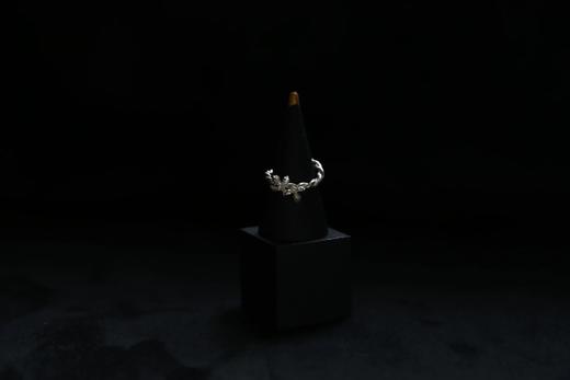 CHEZ BOQUE 庭园的馈赠系列原创手工925银戒指《藤堇2号》 商品图4