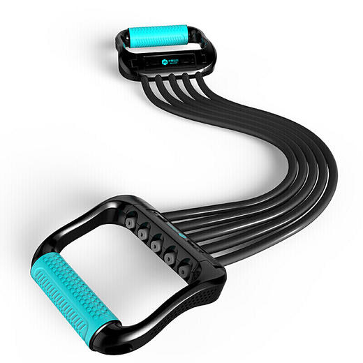 米客 拉力器臂力器扩胸器健身器材家用男多功能女士臂力器拉力绳 MK8002-B 湖蓝 商品图0