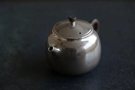 「茶器」银壶 玉环（光面） 商品图1