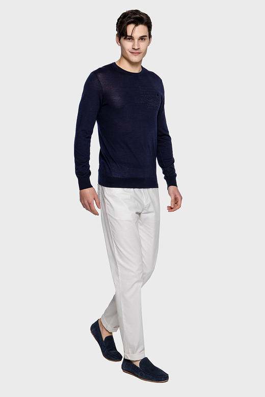 callisto海军蓝长袖毛衣 SPKNW003NA 商品图2