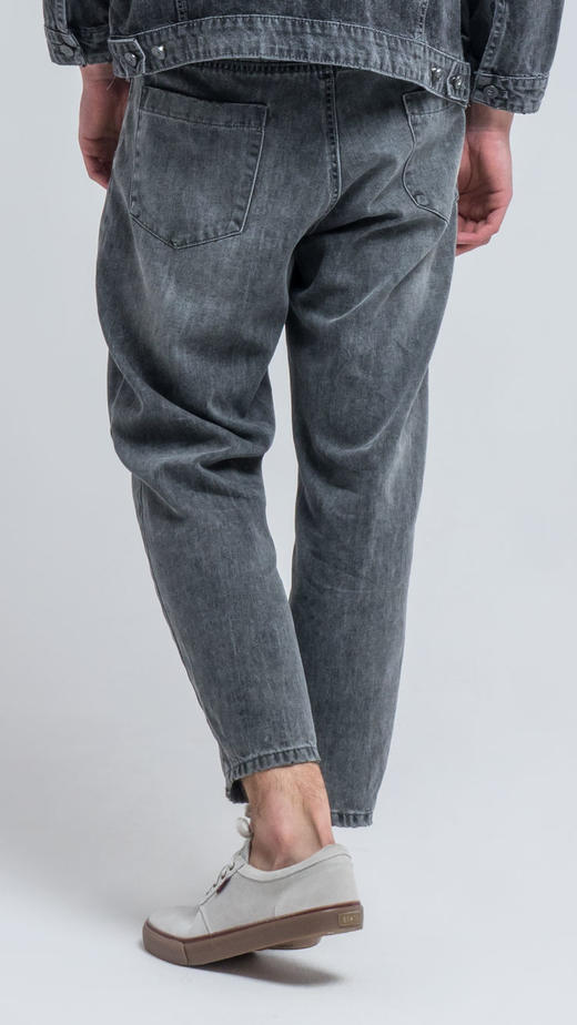 DEC 951531261 男装棉牛仔长裤简约时尚收脚长筒裤 商品图2