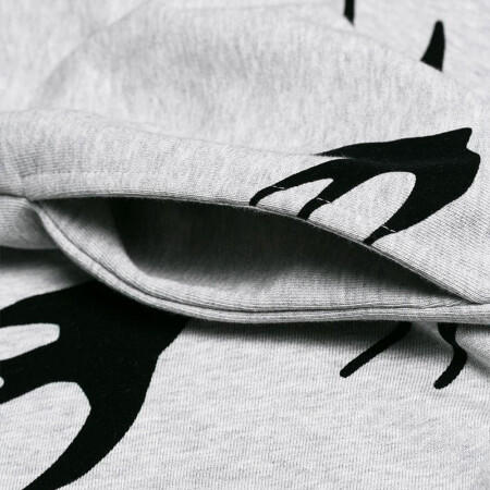 MCQ 麦昆 女装 经典款棉质绒面飞燕徽标卫衣式女士连衣裙 灰色 379194 RLT87 1225 商品图4