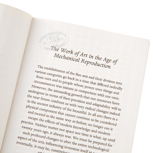 本雅明：机械复制时代的艺术作品 英文原版 Great Ideas the Work of Art in the Age of Mechanical Reproduction 商品图2