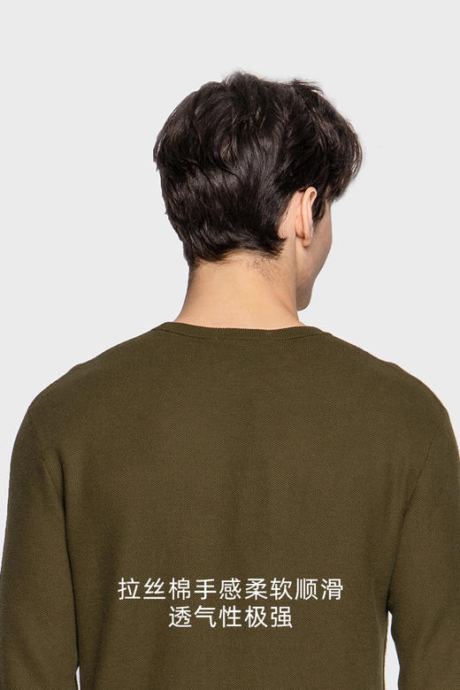 callisto基本款长袖棉毛衣 SPKNW001GR 商品图4