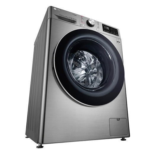 lg 9公斤全自动直驱变频滚筒洗衣机 蒸汽除菌智能家用速净喷淋59 46cm