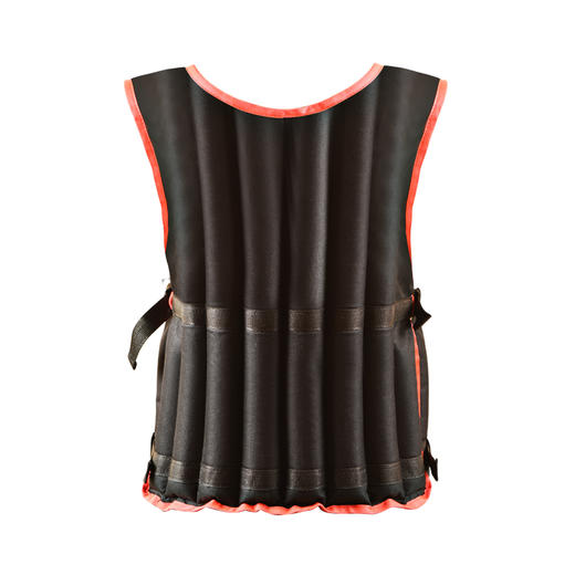 诚悦负重沙袋背心隐形薄款男女健身训练装备套装运动跑步沙衣黑色(红色包边)10kgCY-283 商品图1