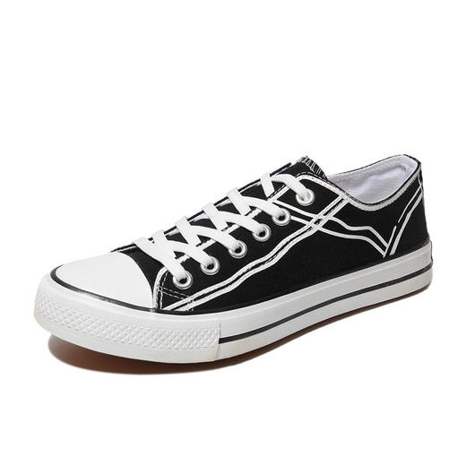 兜川春季男士帆布鞋男鞋港风潮学生鞋时尚休闲鞋 商品图4