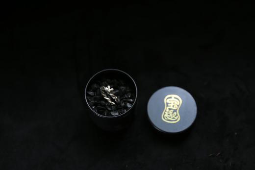 CHEZ BOQUE 庭园的馈赠系列原创手工925银戒指《藤堇1号》 商品图6