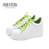 西村名物2020春季新品潮流街头荧光绿厚底小白鞋女-X20AM16521 商品缩略图2
