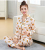 情侣睡衣 男女士女夏春季长袖套装家居服 商品缩略图7