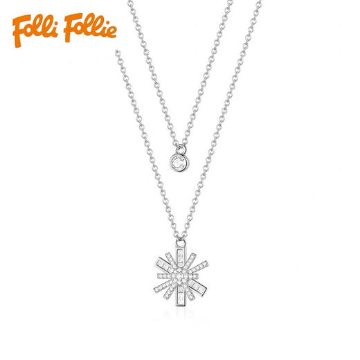 芙丽芙丽/Folli Follie轻奢时尚星芒造型闺蜜项链双层链 商品图1