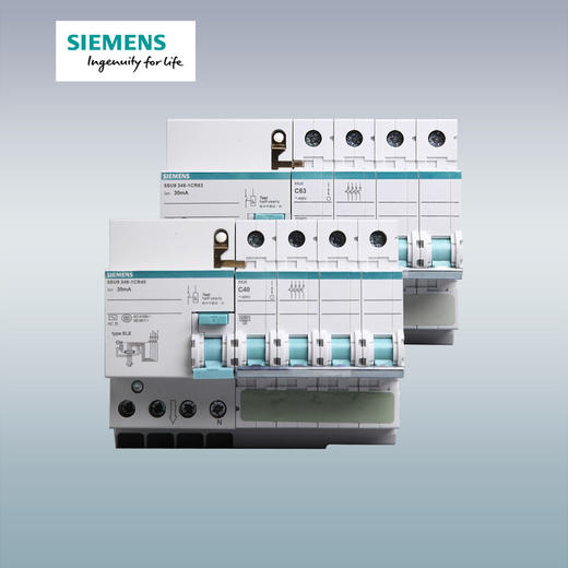 西门子绿色断路器4P40A~63Ａ漏电保护器 一站式选购 商品图1