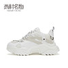 西村名物2020春季新品复古网面拼接厚底舒适老爹鞋女X20AM16891 商品缩略图2
