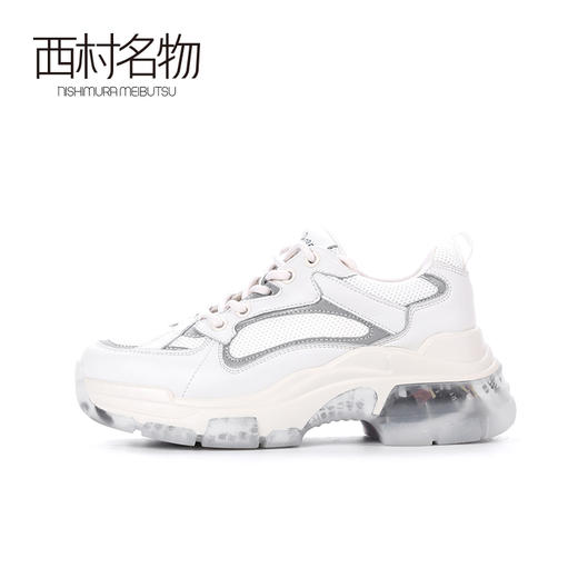西村名物2020春季新品复古舒适网面拼接气垫老爹鞋女-X20AM17021 商品图2