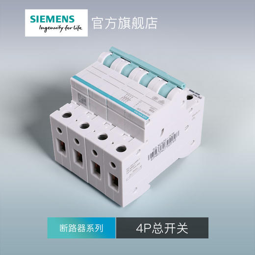 西门子绿色断路器4P16~32A总开关 一站式选购 商品图3