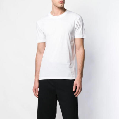 MCQ 麦昆 新款T恤男女同款棉质简约时尚飞燕徽标短袖衫 277605 RMT74 9000 白色 商品图0