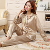 情侣睡衣 男女士女夏春季长袖套装家居服 商品缩略图9