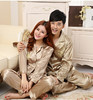 情侣睡衣 男女士女夏春季长袖套装家居服 商品缩略图3