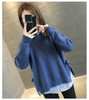 毛衣女洋气上衣宽松套头针织衫两件套韩版打底春装女上衣 商品缩略图1