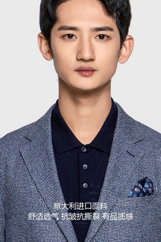 callisto丹宁色基本款单西 SPFJK021BL 商品图4