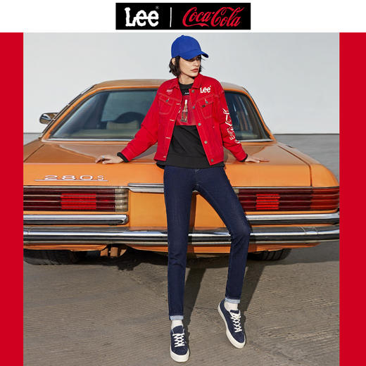 【尺码24】Lee可口可乐联名蓝色牛仔裤女小脚裤子2020新款显瘦LWN4184TW71J 商品图1