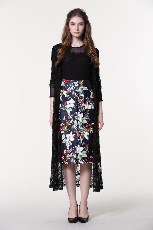 = 1D7811--风衣外套--《梵高的花园》 商品图4