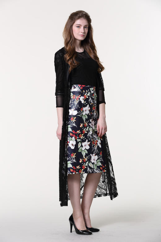 = 1D7811--风衣外套--《梵高的花园》 商品图3