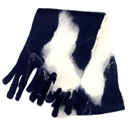 手工云朵小毛毡围巾 SJF92P620N 商品图3