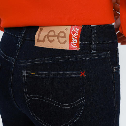 【尺码24】Lee可口可乐联名蓝色牛仔裤女小脚裤子2020新款显瘦LWN4184TW71J 商品图4