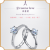 埃菲尔印记婚戒18K白金钻石戒指求婚1克拉30分女承诺爱Ⅱ 商品缩略图0