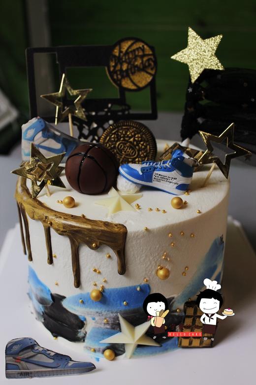 奶油蛋糕 下单前请仔细阅读商品详情 运动篮球 球鞋如需增加或者修改文字 请下单备注 商品图0