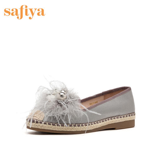 商场同款 | safiya 索菲娅春季毛毛渔夫鞋2019春SF93111093 商品图2