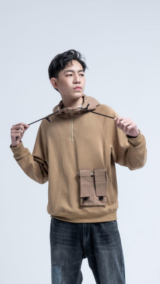 DEC 951663153潮流立体袋多袋时尚高街卫衣帽衫外套 商品图1