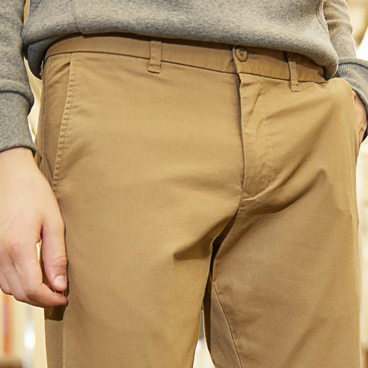 堡狮龙修身男士休闲西裤长裤男裤子男秋冬3111041A1 商品图3